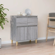 Credenza-Buffet-Armadio da cucina Grigio Sonoma 60x35x70 cm in Legno Multistrato 886384