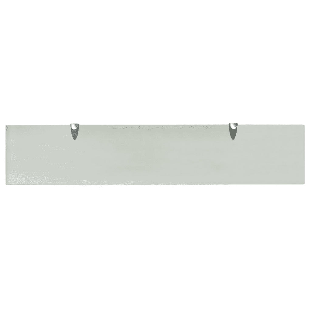 Mensole Galleggianti 2 pz in Vetro 100x20 cm 8 mm cod mxl 32897