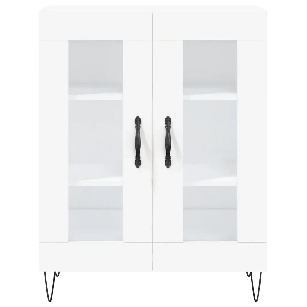 Credenza Bianca 69,5x34x90 cm in Legno Multistrato 827780