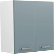 Pensile da cucina R-Line, Grigio-blu, 60 cm, per la libera combinazione all'interno di sistemi cucina modulari