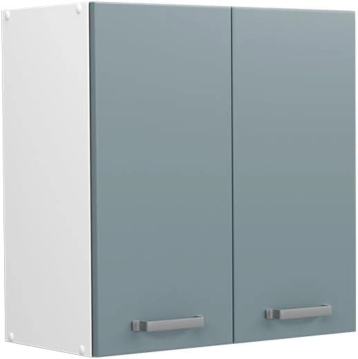 Pensile da cucina R-Line, Grigio-blu, 60 cm, per la libera combinazione all'interno di sistemi cucina modulari