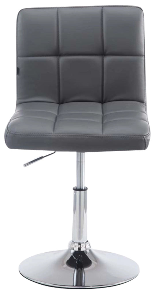 Set 4 sedie da lounge Palma similpelle grigio