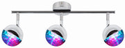 Plafoniera LED Candellux Party 93-67777 RGB 3 luci cromo