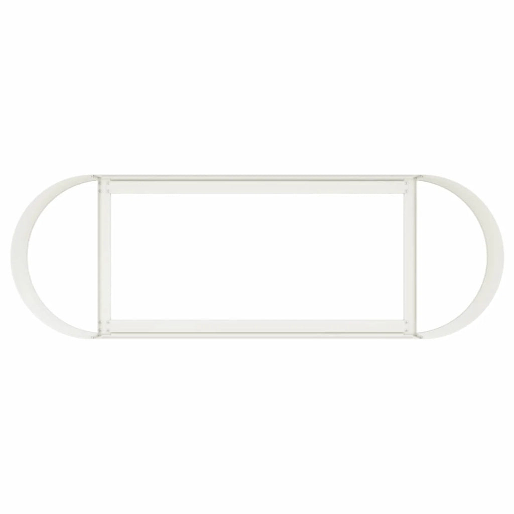 Letto rialzato da giardino Bianco 120 x 40 x 40 cm 8011685