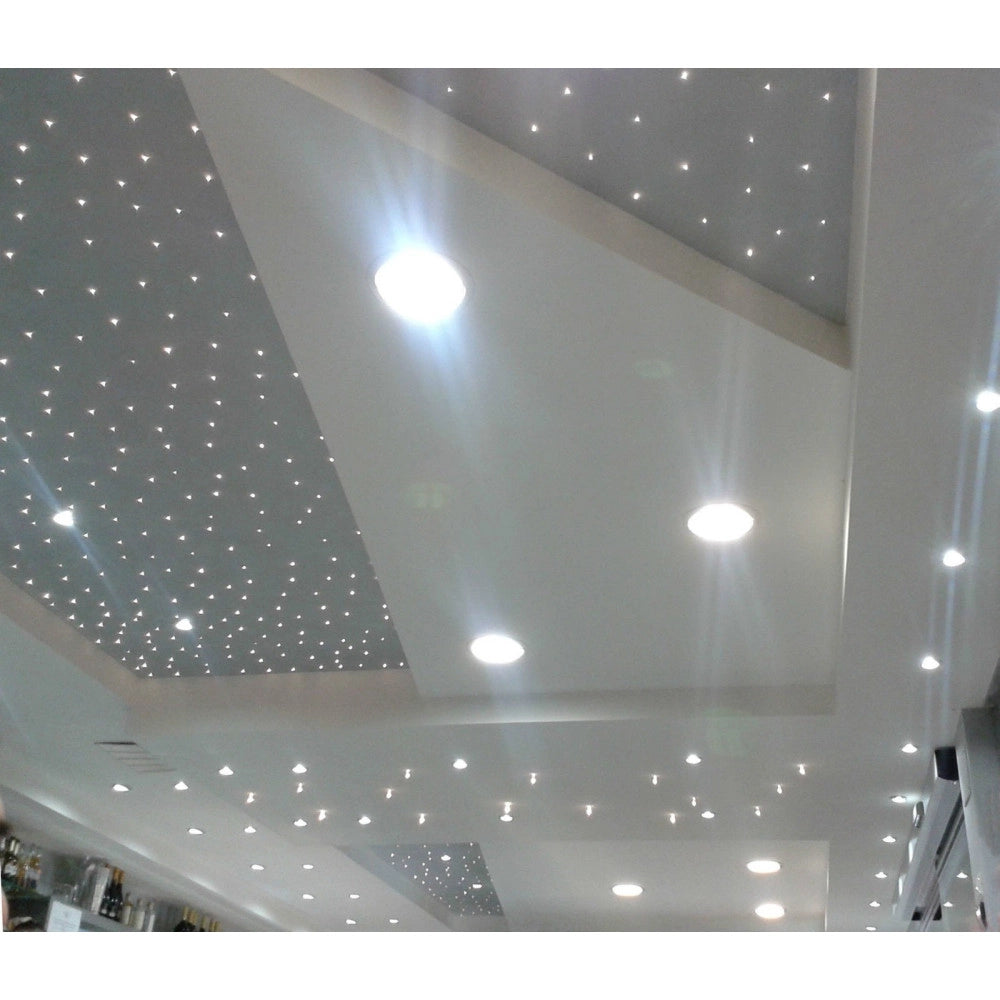 Trade Shop - 50 Led Cielo Stellato Incasso Luce Bianca O Blu Fredda Kit Punti Luce 5/12v - -bianco Freddo      -