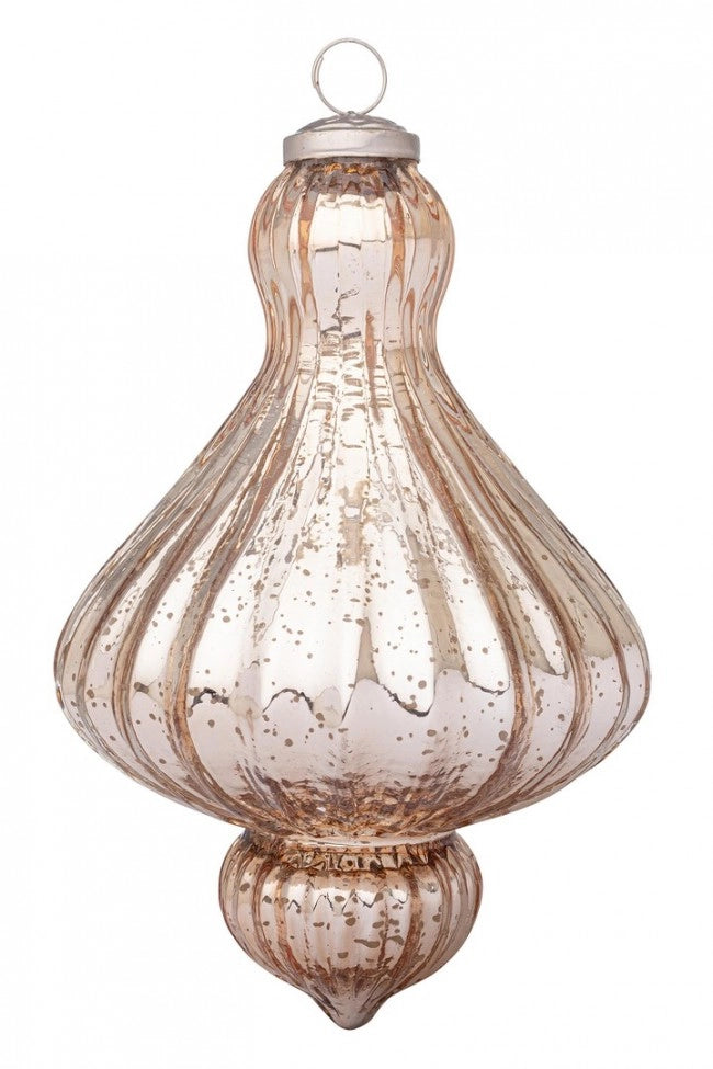 Pendaglio vetro Gloss trottola caramello lucido