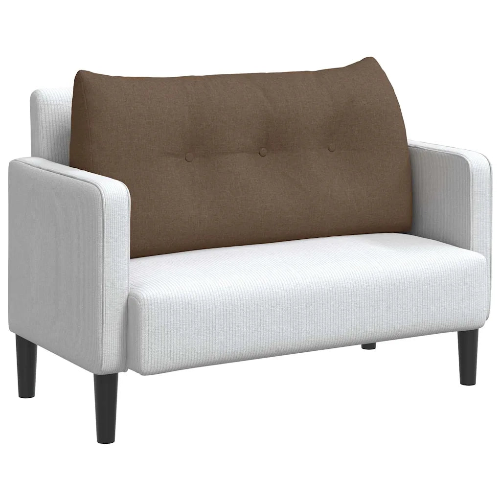 Cuscino per Schiena Marrone 100 x 24 x 50 cm Tessuto 42014445