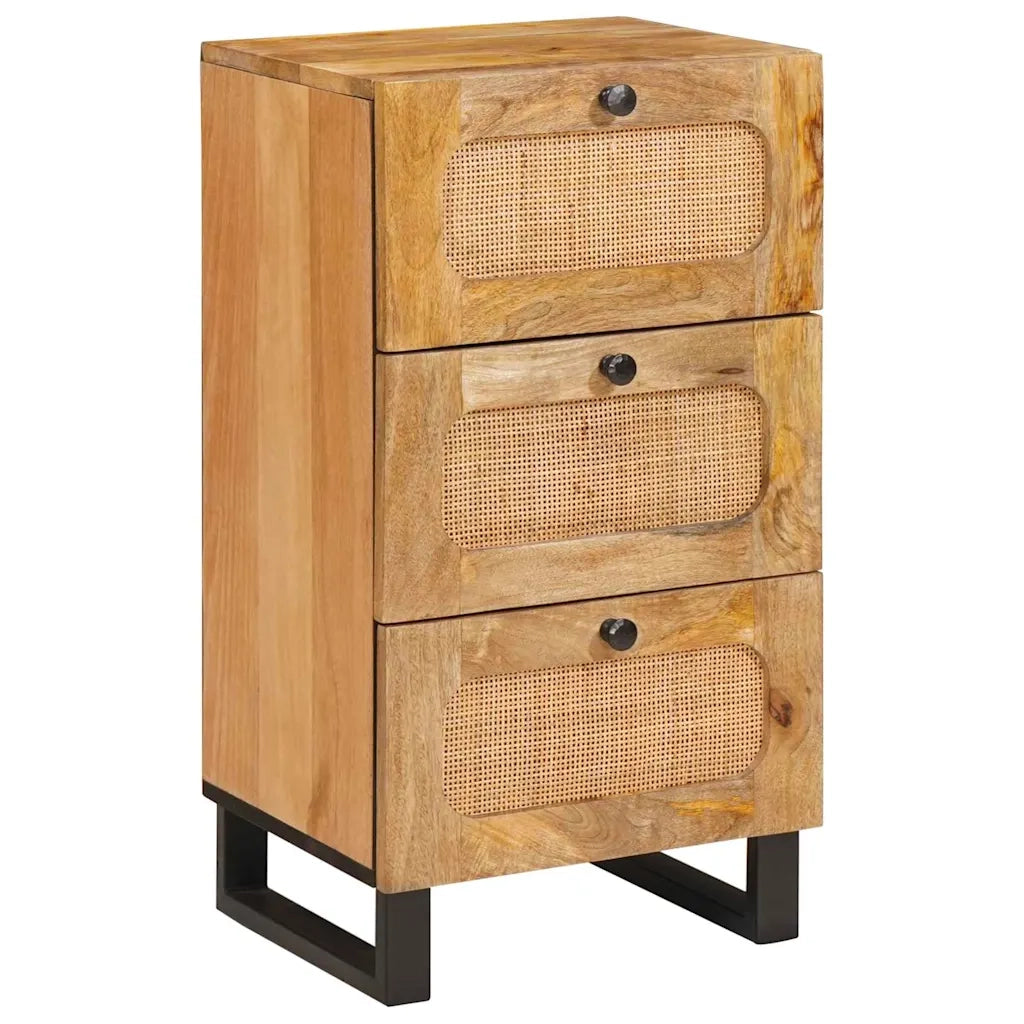 Credenza | Madia | Buffet da pranzo | Armadio da pranzo Marrone 40 x 33 x 75 cm Legno di mango massello