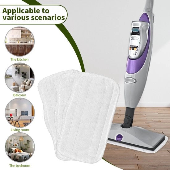 Adatto per shark S3101 S3111 S3250 spazzola a vapore sostitutiva con panno a microfibra 3 pezzi