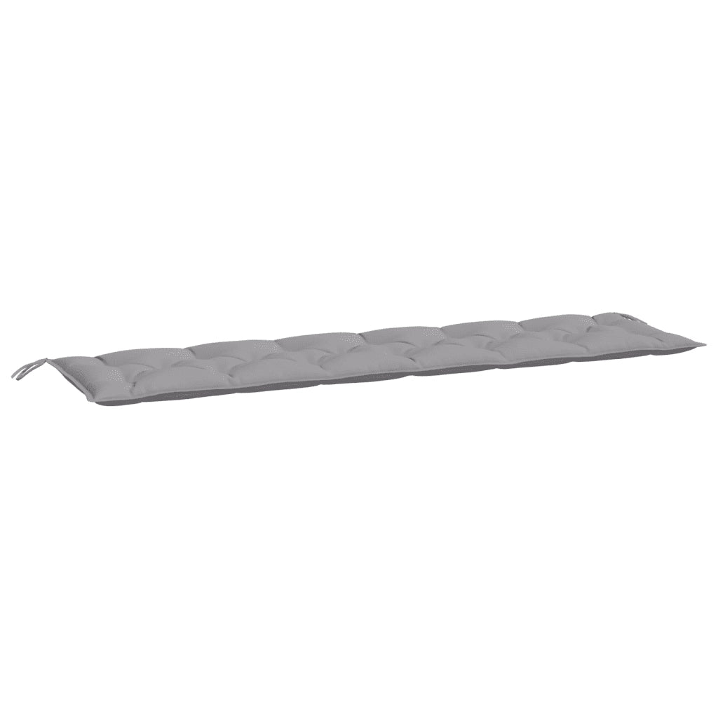 Cuscino per Panca-Cuscini per panchina Grigio 200x50x7 cm in Tessuto Oxford