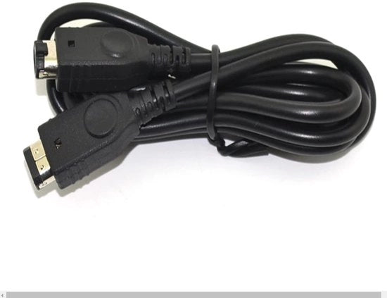 Cavo di collegamento 1,2 m - Compatibile con GBA/GBA SP - Multiplayer - Alta qualità - Nero - Cavo di collegamento