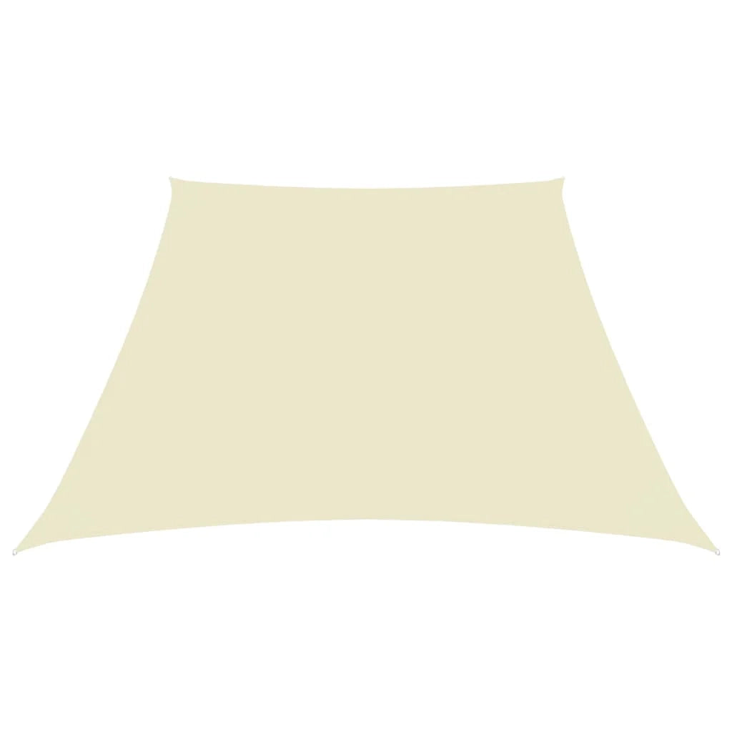 Vela ombreggiante/ombrellone tessuto Oxford trapezoidale 2/4 x 3 m crema 02_0009750