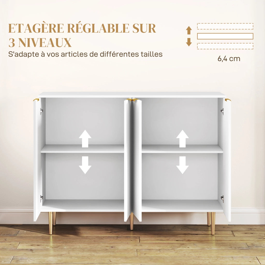 Armadio da cucina ¨C zephmum ¨C bianco 120x40x90 cm