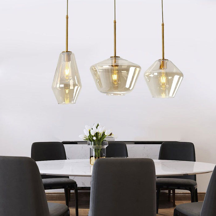 Lampada Da Soffitto Di Vetro APP439-1CP APP440-1CP Transparente