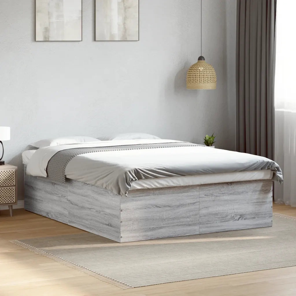 Giroletto Grigio Sonoma 160x200 cm in Legno Multistrato 3280914