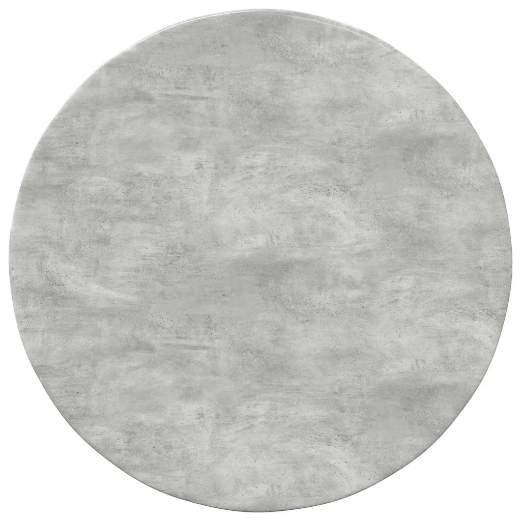 Piano del tavolo Grigio cemento Ø 50 x 1,5 cm Legno multistrato 880394