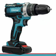Trade Shop - Kit 118pz Valigetta Attrezzi Con Trapano Avvitatore A 2 Batteria 48v Motore Brushless -