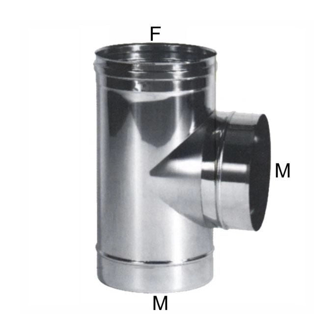 MARAL GOMITO T INOX 14 LATERALE M Acciaio Inox Aisi 316L Finitura Lucida Struttura Monoparete Fornito Senza Guarnizione colore Acciaio