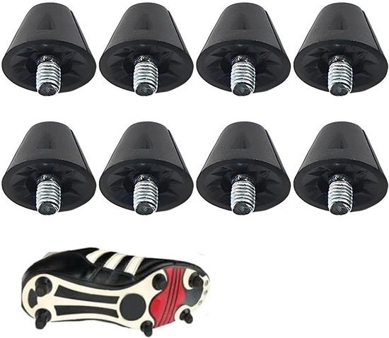 Noppi di sostituzione in nylon 8 pezzi con testa metallica, adatti per scarpe da calcio (13 mm)