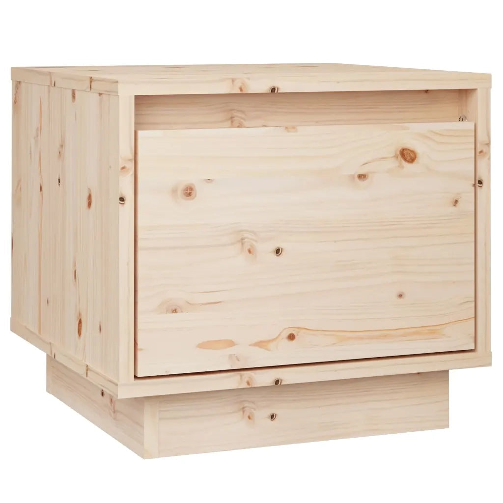 Comodini 2 pz 35x34x32 cm in Legno Massello di Pino 813396