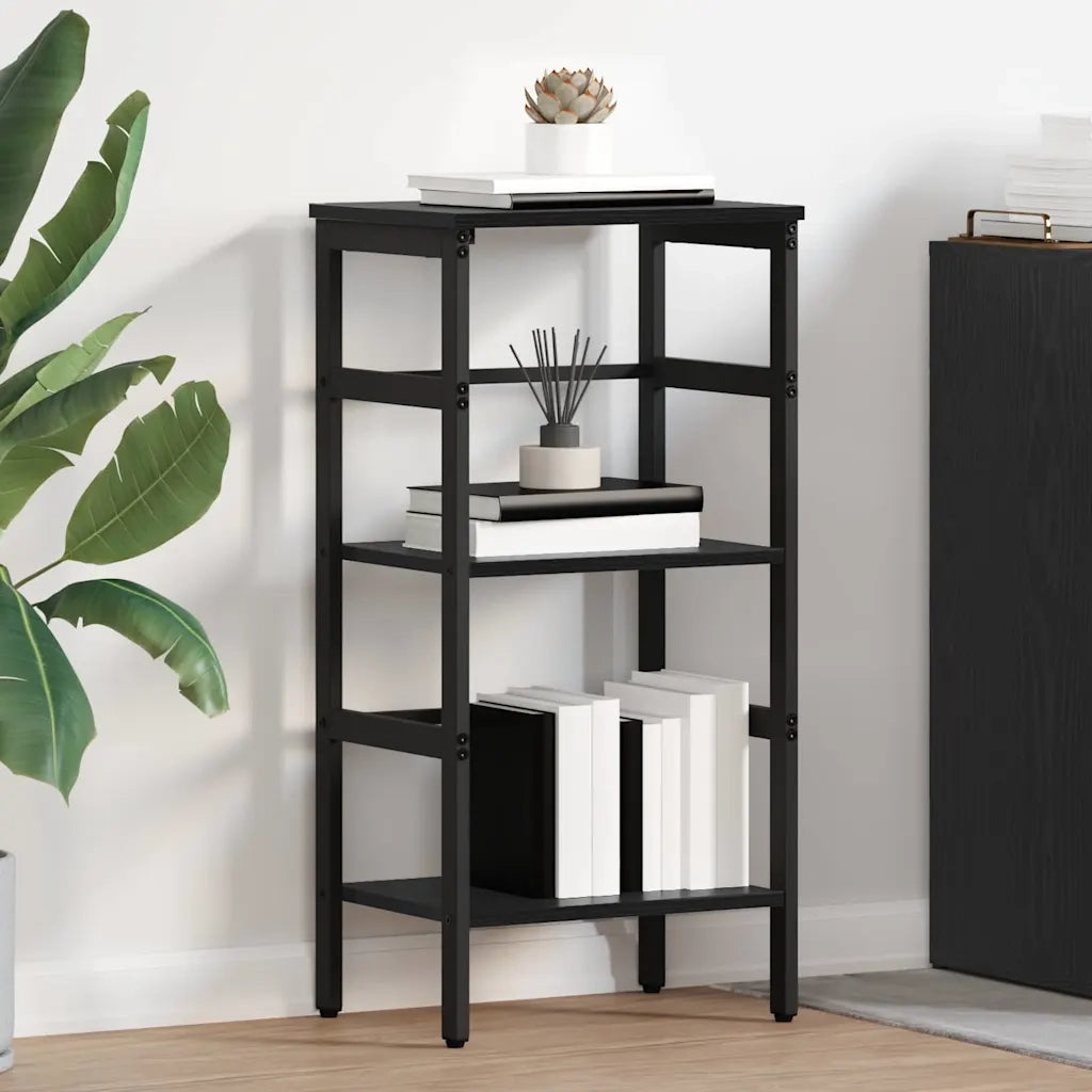 Libreria Rovere Nero 40 x 29,5 x 81 cm Legno multistrato 883898
