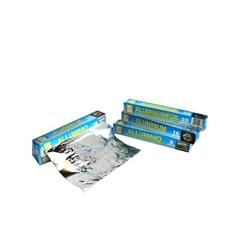 Pellicola Alimenti Alluminio m 8 h 0,28 Asso