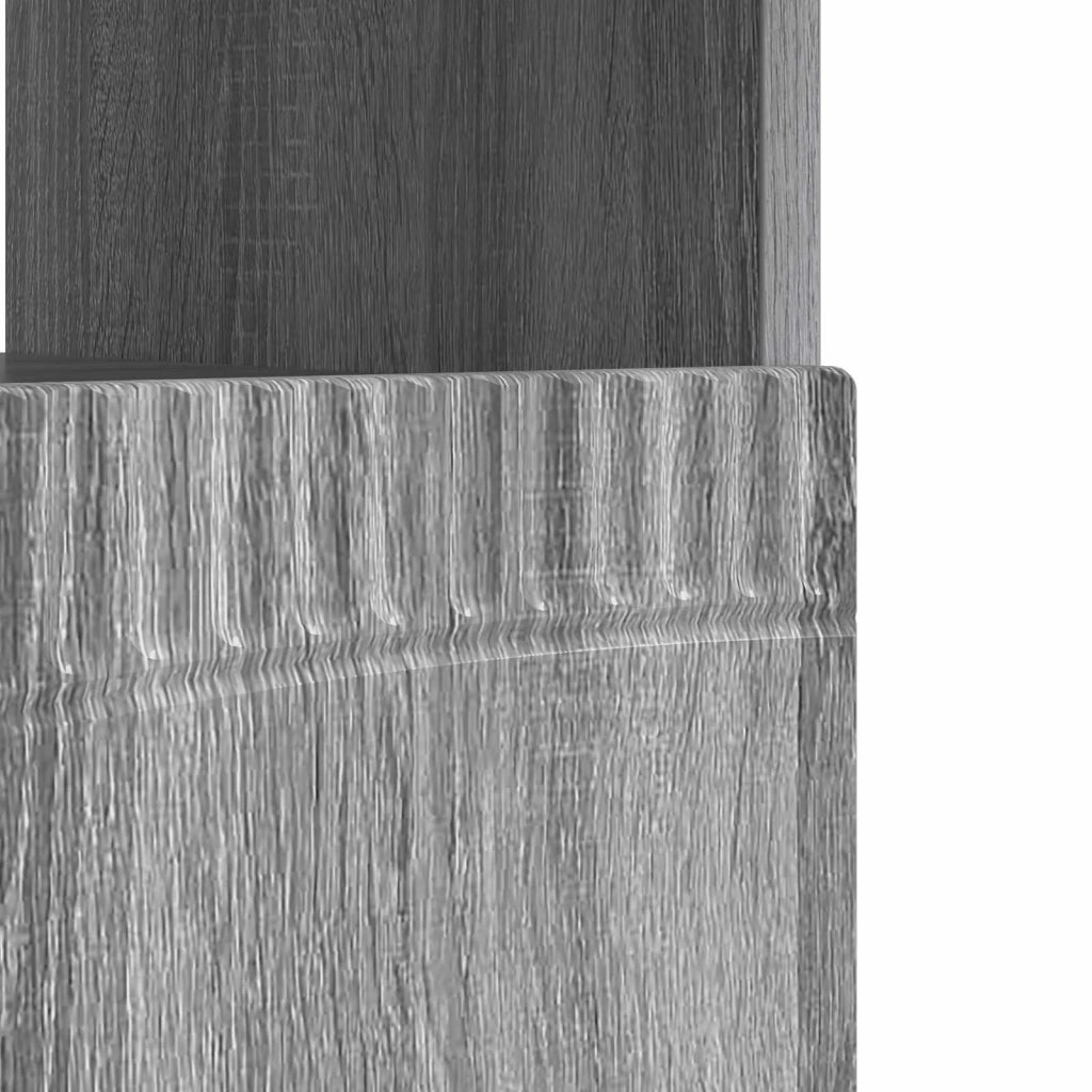 Mobile TV LED Sonoma grigio Legno ingegnerizzato 897441