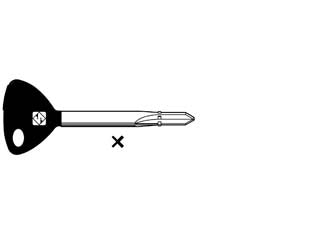 CHIAVI A CROCE YALE XY2P- - XY2P - 5 pezzi SILCA