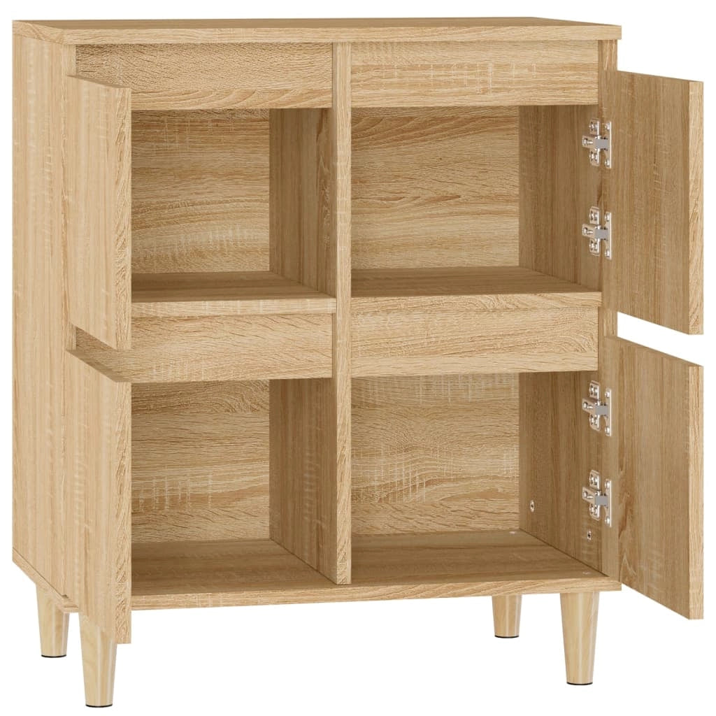 Buffet credenza cassettiera armadio mobile contenitore organizer cucina soggiorno rovere Sonoma 60 x 35 x 70 cm legno ingegnerizzato marrone 02_0031602