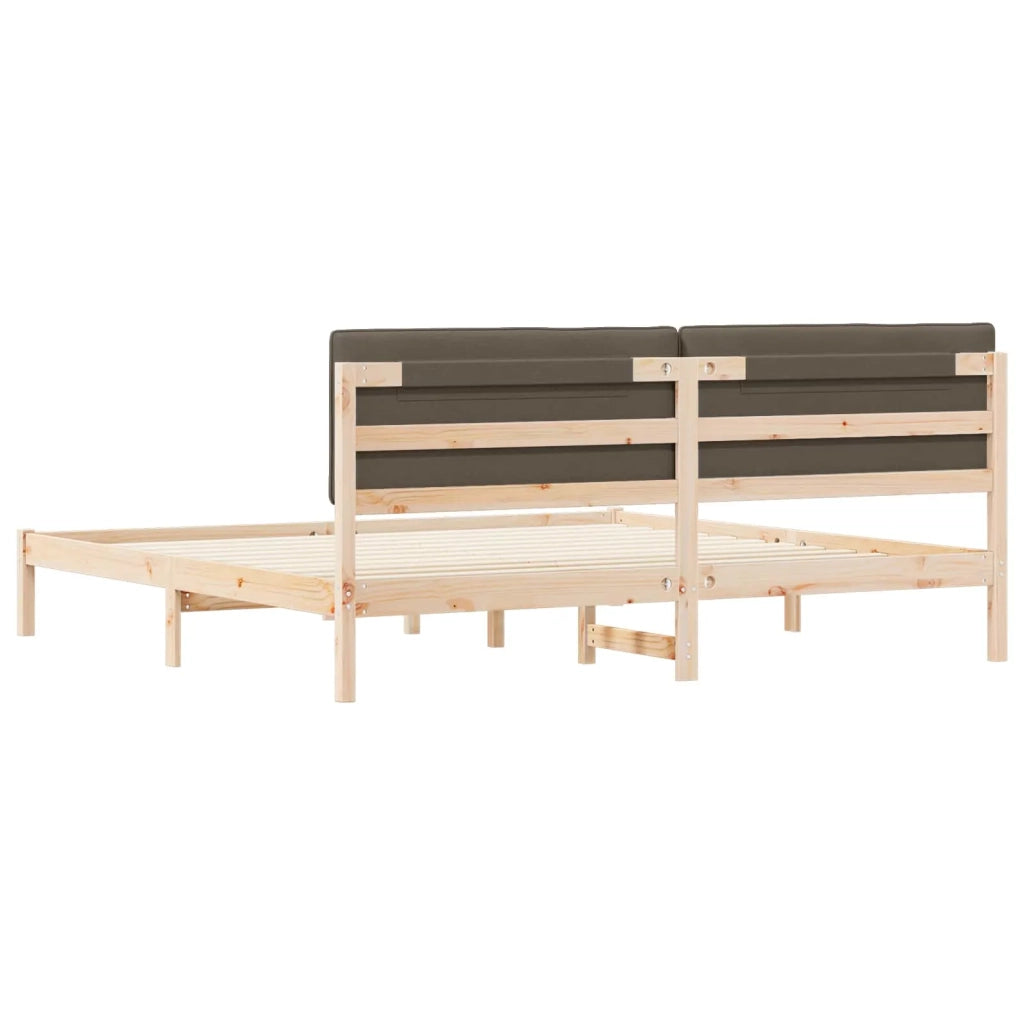 Letto con Testiera Rivestita Talpa 200 x 200 cm 3405575