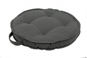 Cuscino Tondo Poly230 Carbon in Tessuto per Esterno