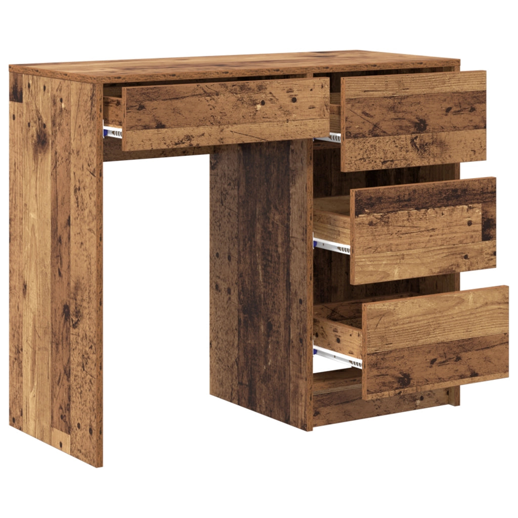 Scrivania in Legno Vecchio Legno Vecchio Legno Ingegnerizzato Medio