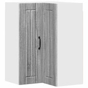 Pensile da cucina | Mobile angolare per parete LUCCA Grigio Sonoma 57 x 57 x 80 cm