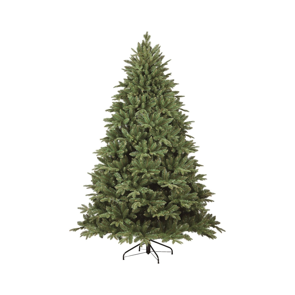 Albero di Natale Jingle Bell, Albero artificiale extra folto, Albero effetto reale in PVC, 850 rami, Altezza cm 150