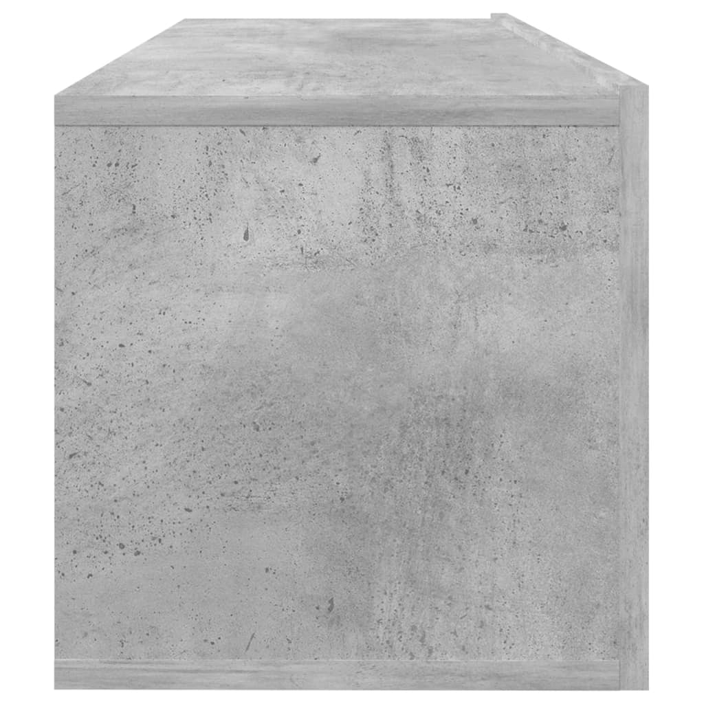 Mobile TV multimediale mensola TV credenza TV sala da pranzo soggiorno camera da letto 100 x 30 x 30 cm legno ingegnerizzato grigio 02_0025433