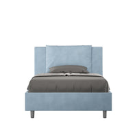 Letto 1 Piazza e Mezzo 120x200 cm Senza Rete Antea Azzurro