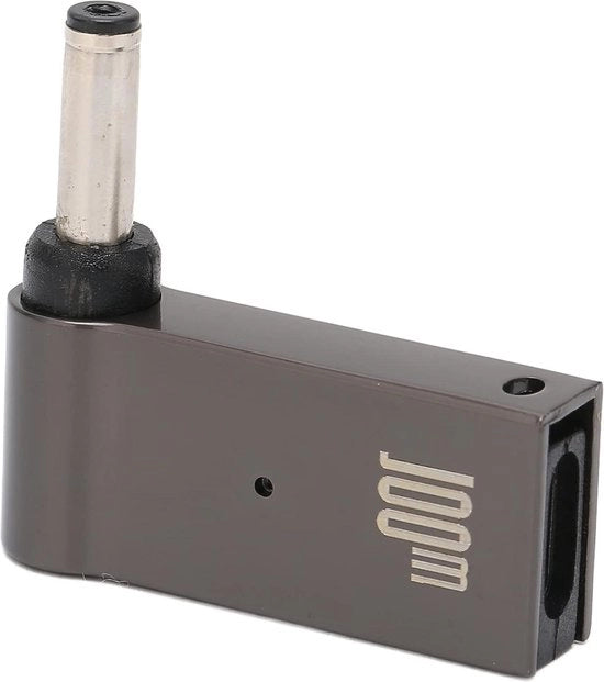 Adattatore USB C a DC 100 W 90 gradi inclinato femminile a DC 4 mm x 135 mm maschio con attivatore di emulazione PD.