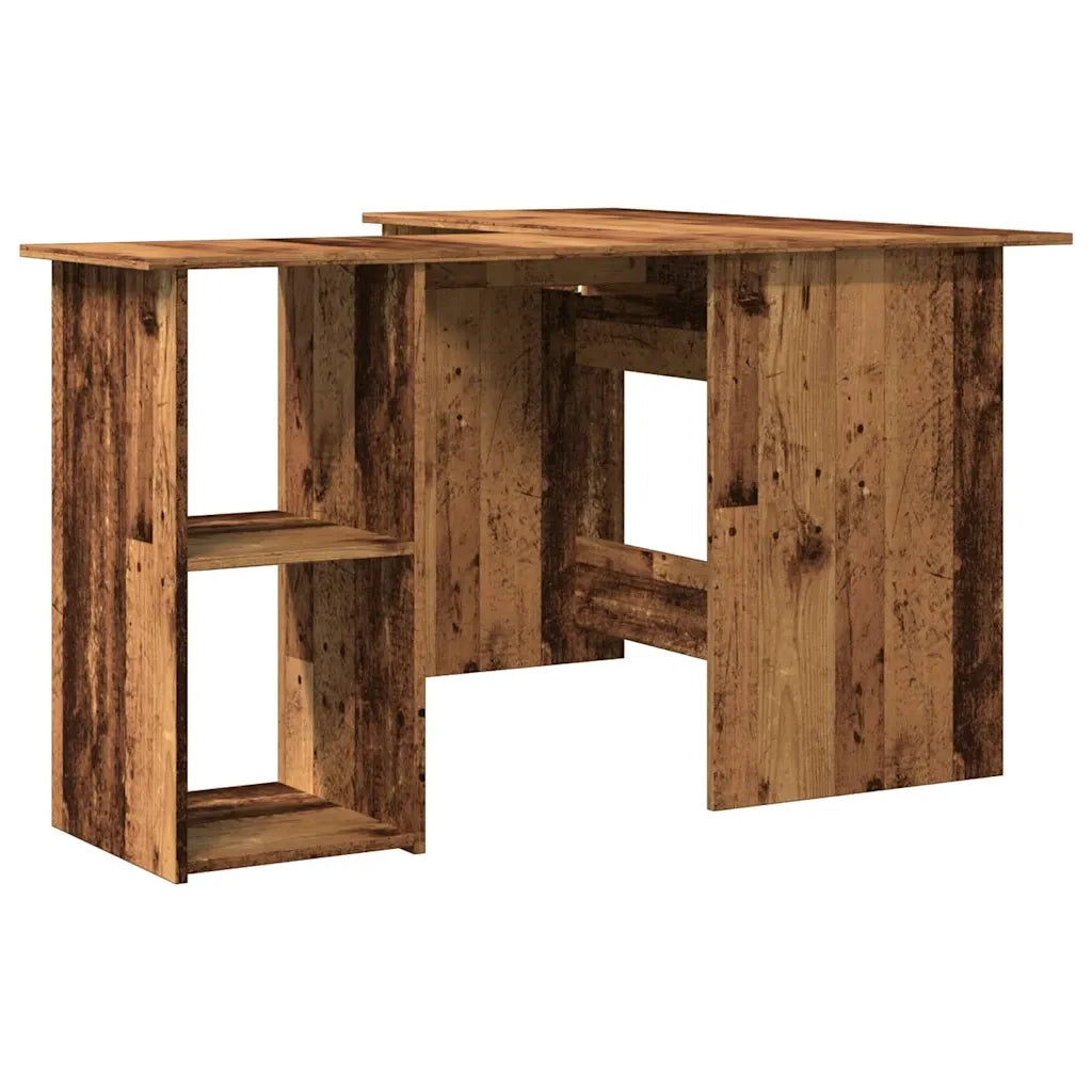 Scrivania Angolare Legno Antico 120x140x75 cm Legno Multistrato 855900