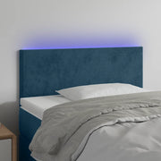 Testiera a LED Blu Scuro 80x5x78/88 cm in Velluto 3121366