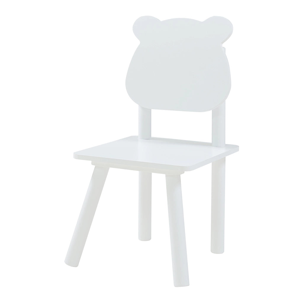 Set Panjang Tavolo e 2 Sedie per Bimbi - Bianco [en.casa]