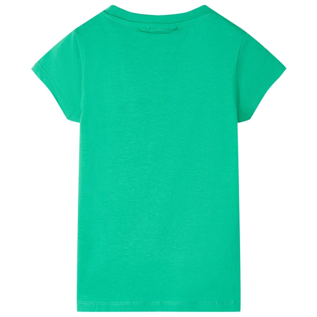 Maglietta da Bambina Verde 140cod mxl 85215