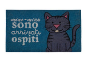Zerbino Entrata Ingresso Casa Esterno Antiscivolo In Cocco Fortuna Dis. Gatto