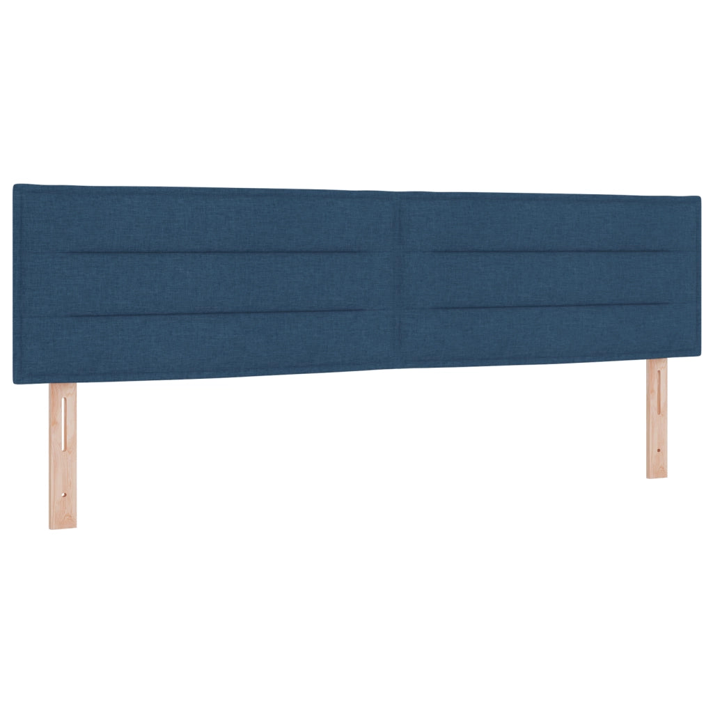 Testiera  Design Linee Blu 180 cm Tessuto