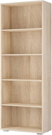 ® Libreria Scaffale Vela 190cm 5 Ripiani Mobile Archiviazione Documenti Ufficio Soggiorno