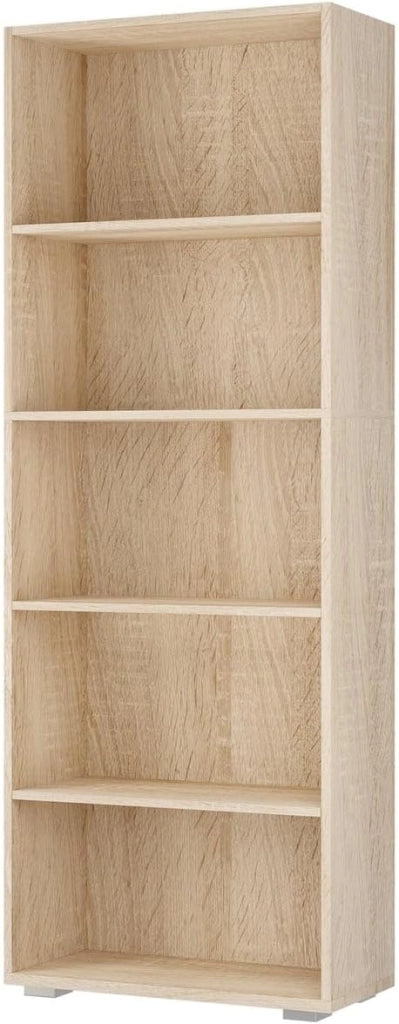 ® Libreria Scaffale Vela 190cm 5 Ripiani Mobile Archiviazione Documenti Ufficio Soggiorno