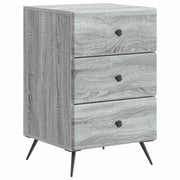 Armadio da Notte con cassetto Grigio Sonoma 43 x 41 x 66,5 cm