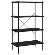 Scaffale con 4 Mensole Nero 80x40x130 cm CFW7985637