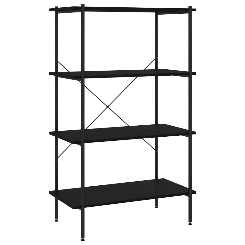 Scaffale con 4 Mensole Nero 80x40x130 cm CFW7985637