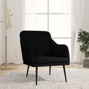 Poltrona Nera 63x76x80 cm in Tessuto 351476