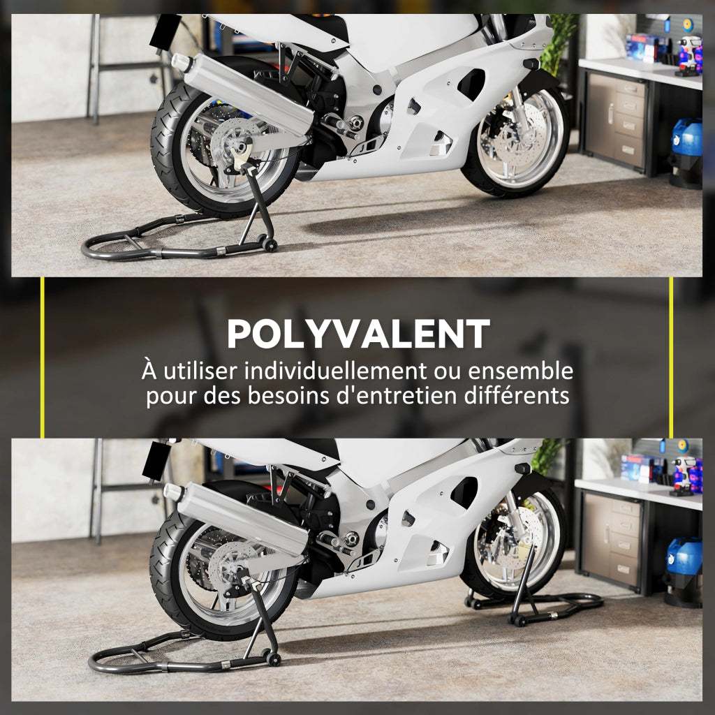 B¨¦quille Moto ¨C Zephmum ¨C Nero Acciaio